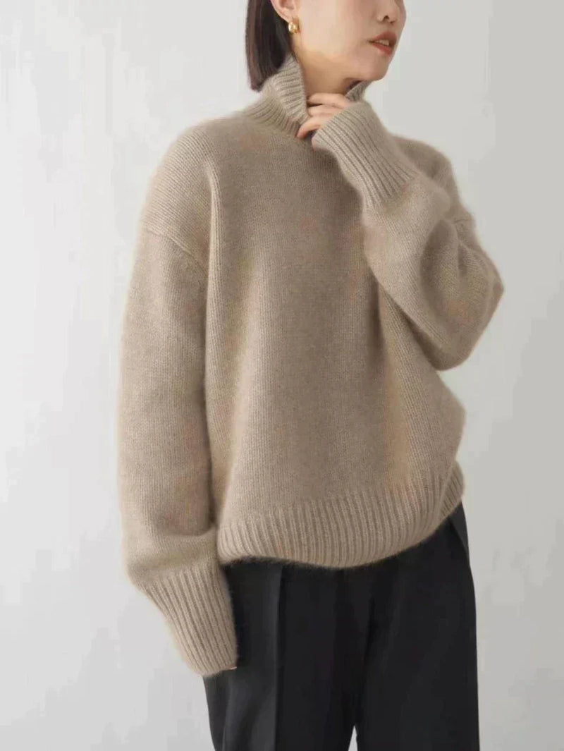 Liora Oversized Turtleneck Sweater