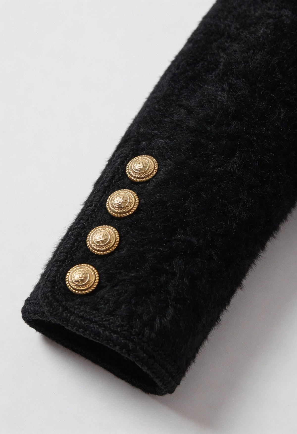 Park Avenue Gold-Button Cardigan