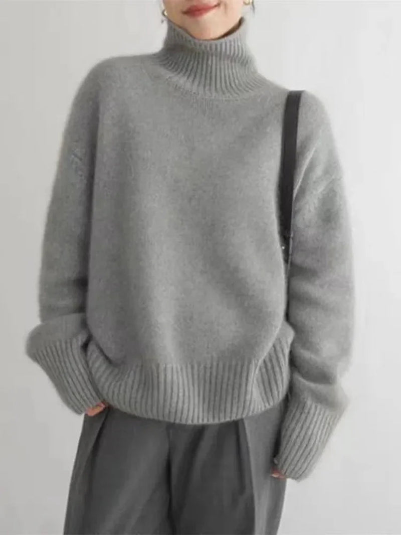 Liora Oversized Turtleneck Sweater
