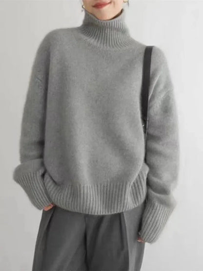 Liora Oversized Turtleneck Sweater
