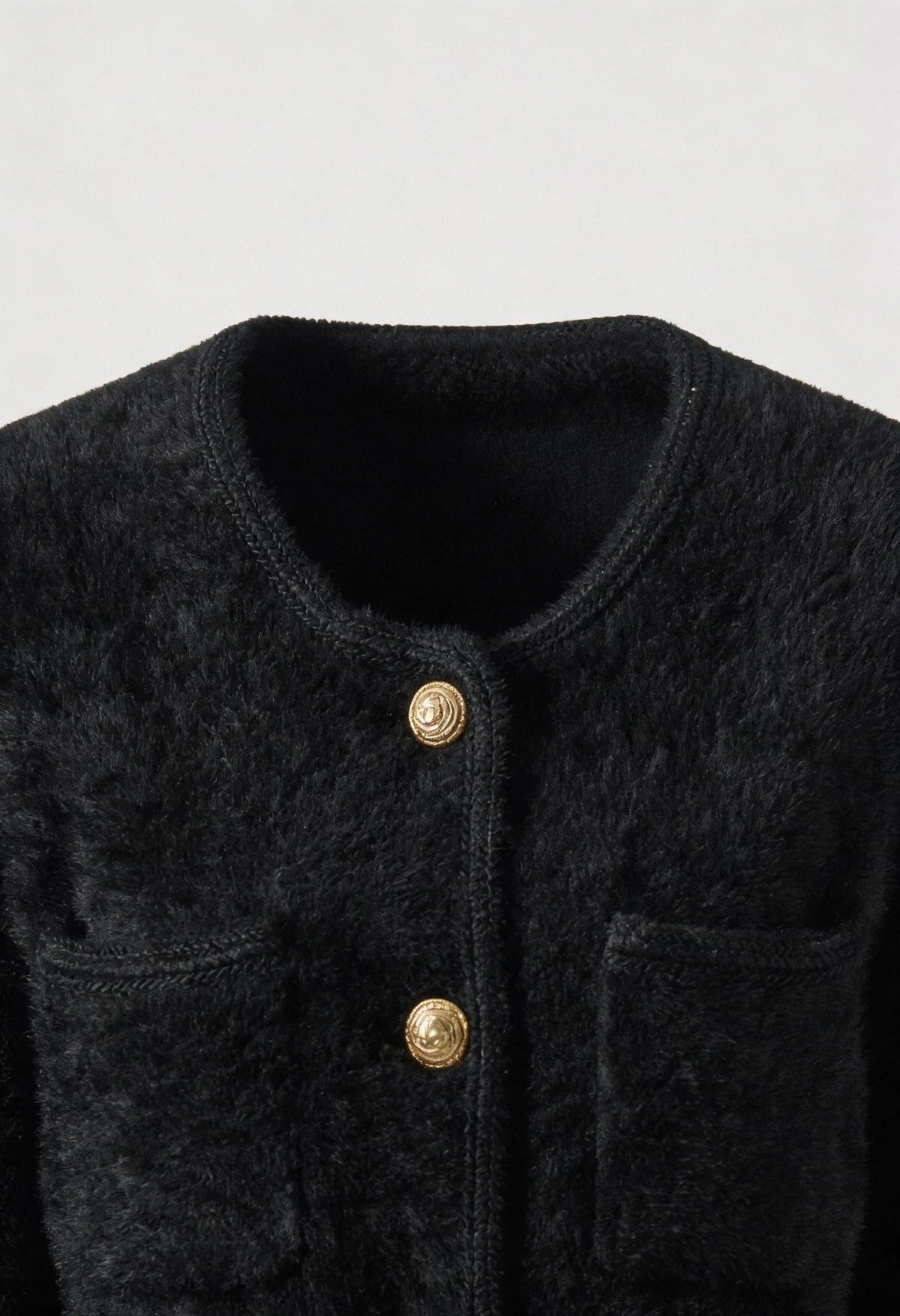 Park Avenue Gold-Button Cardigan