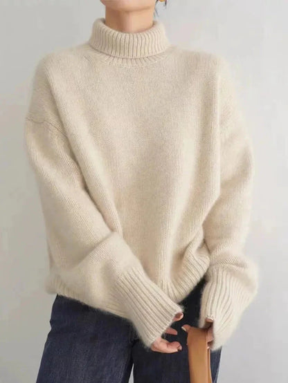 Liora Oversized Turtleneck Sweater