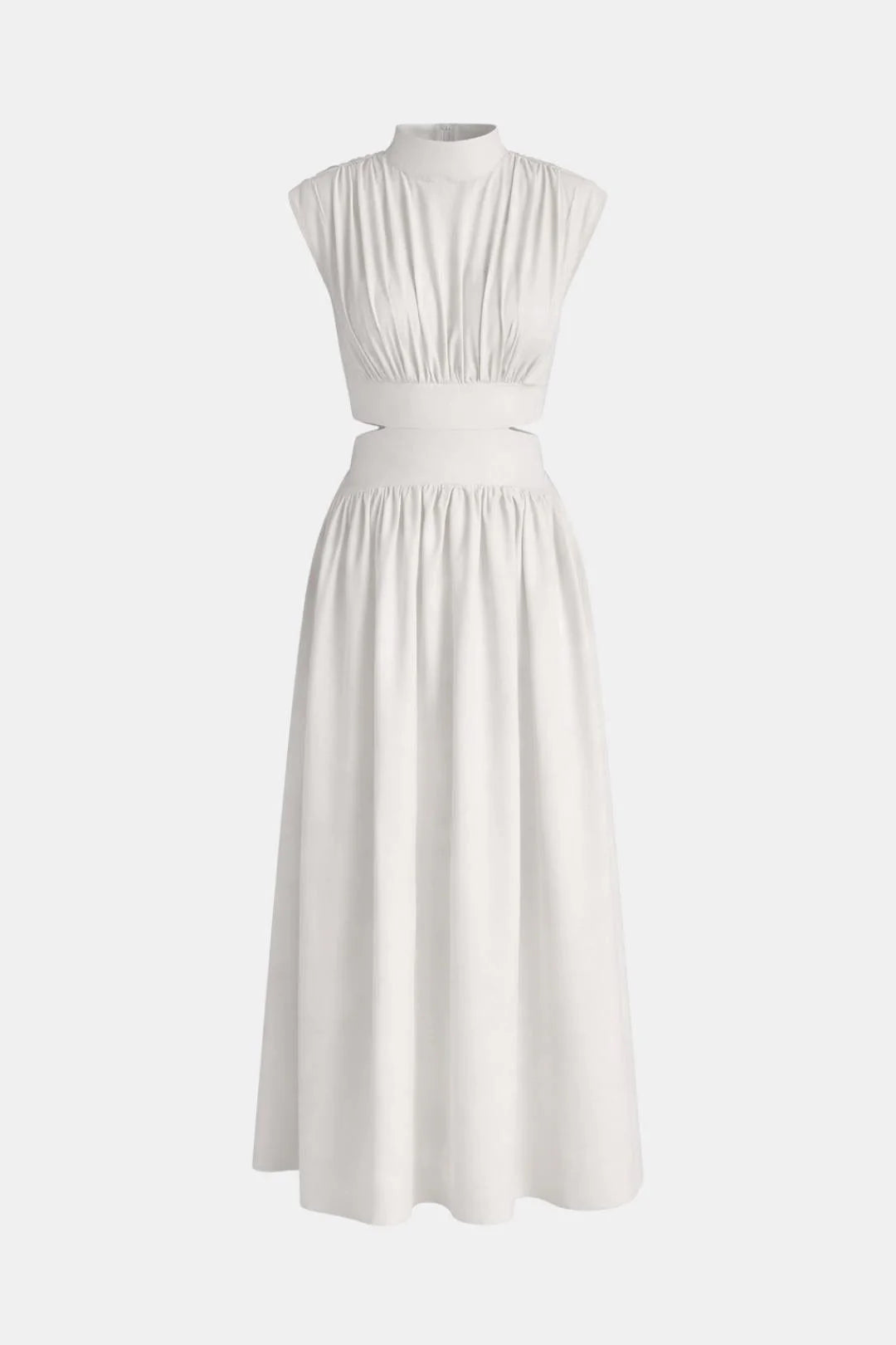 Camille Cutout Satin Maxi Dress