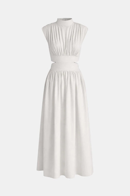 Camille Cutout Satin Maxi Dress