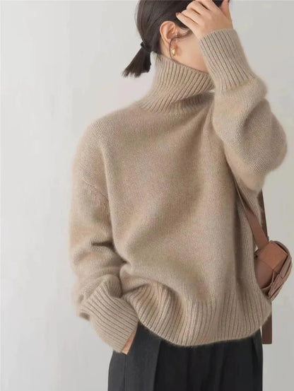 Liora Oversized Turtleneck Sweater