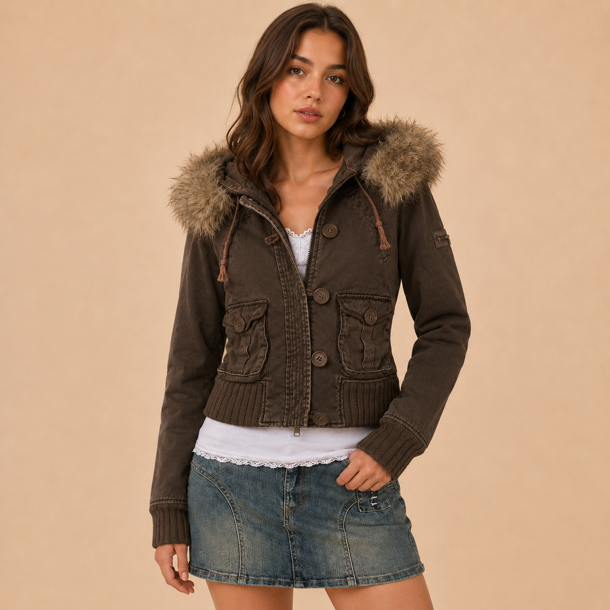 Briar Faux-Fur Hood Jacket