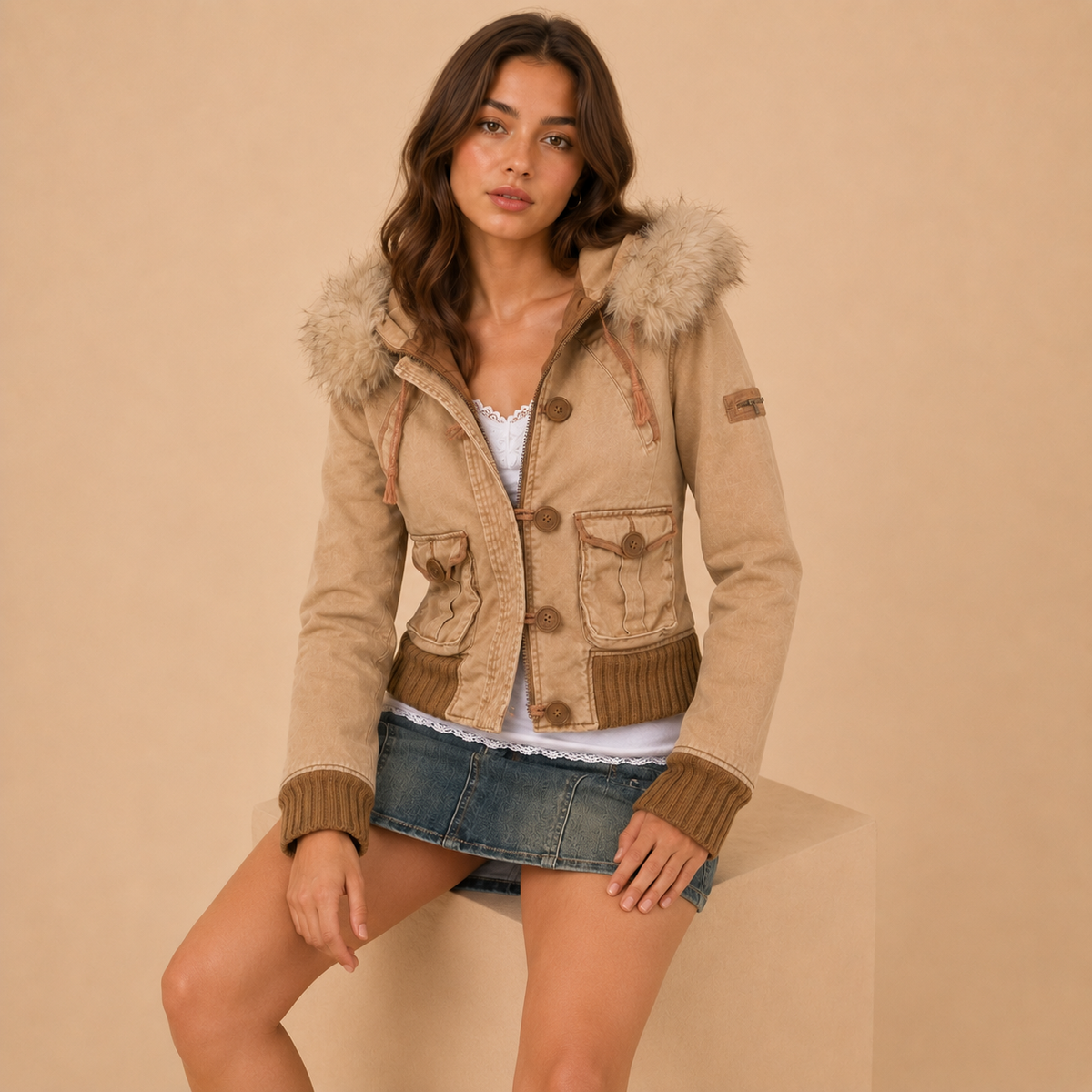 Briar Faux-Fur Hood Jacket