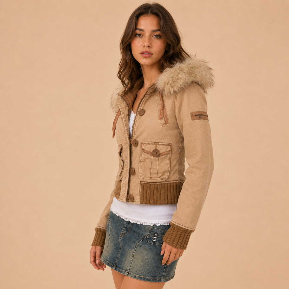 Briar Faux-Fur Hood Jacket