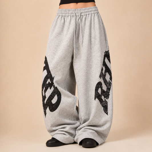 Varsity Oversized Graphic Sweatpants
