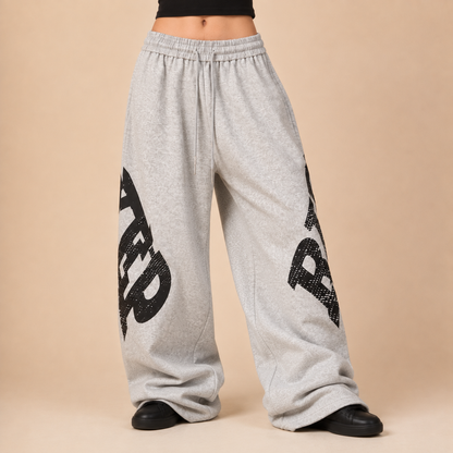 Varsity Oversized Graphic Sweatpants