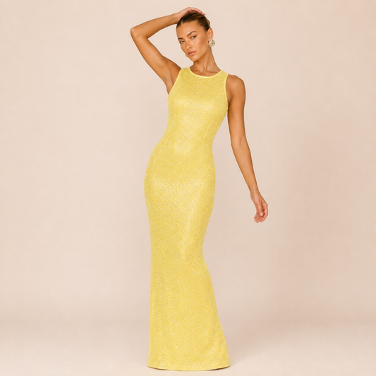 Celeste Sequin Maxi Dress
