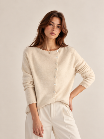 Paige Soft-Knit Button Cardigan