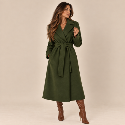 Camille Belted Long Coat