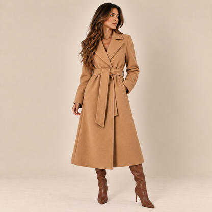 Camille Belted Long Coat