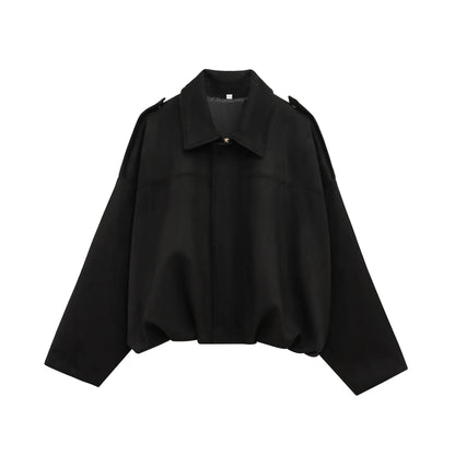 Arden Suede Bomber