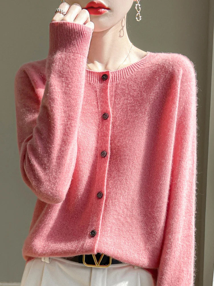 Celia Merino Wool Cardigan