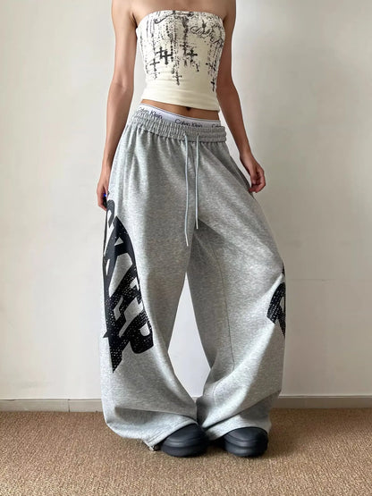 Varsity Oversized Graphic Sweatpants