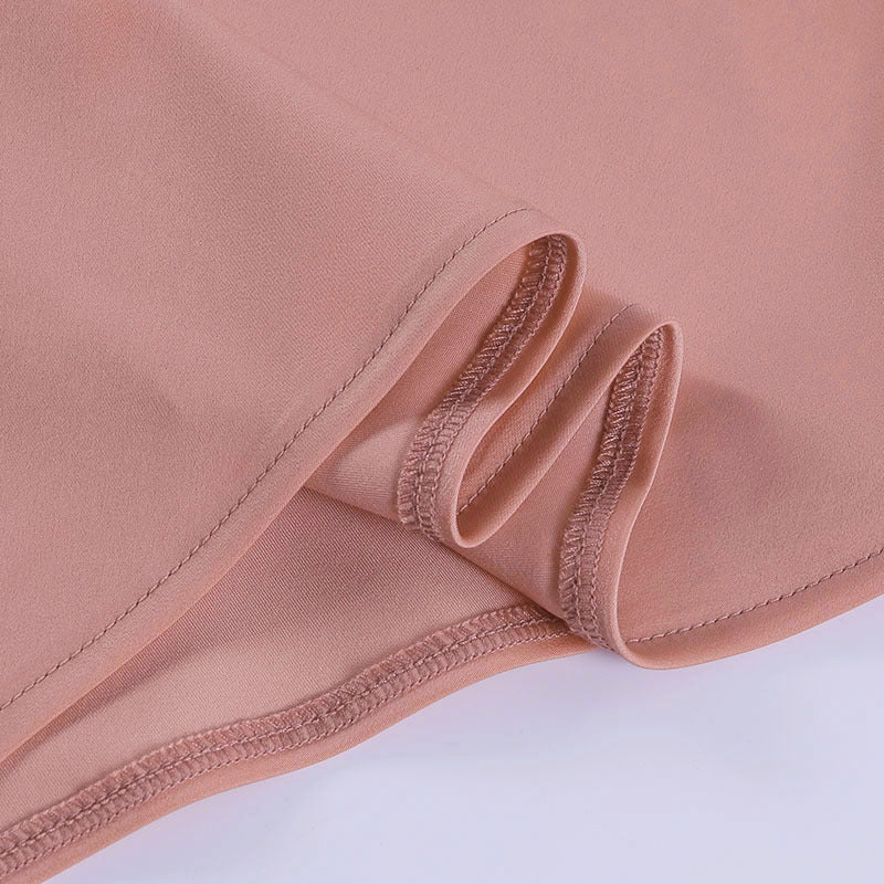 Alessia Satin Cowl Mini Dress