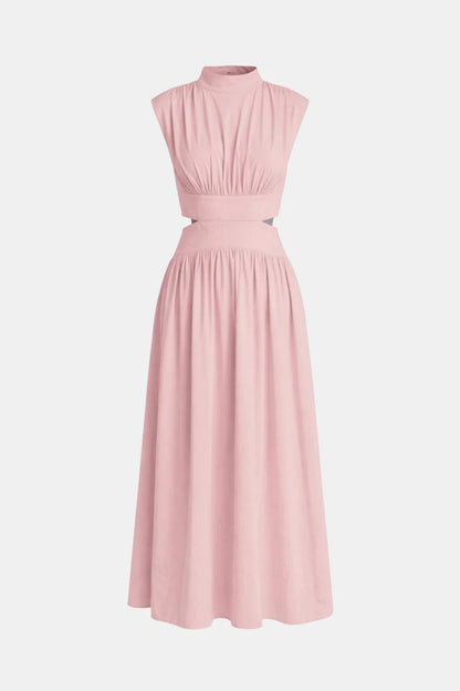 Camille Cutout Satin Maxi Dress