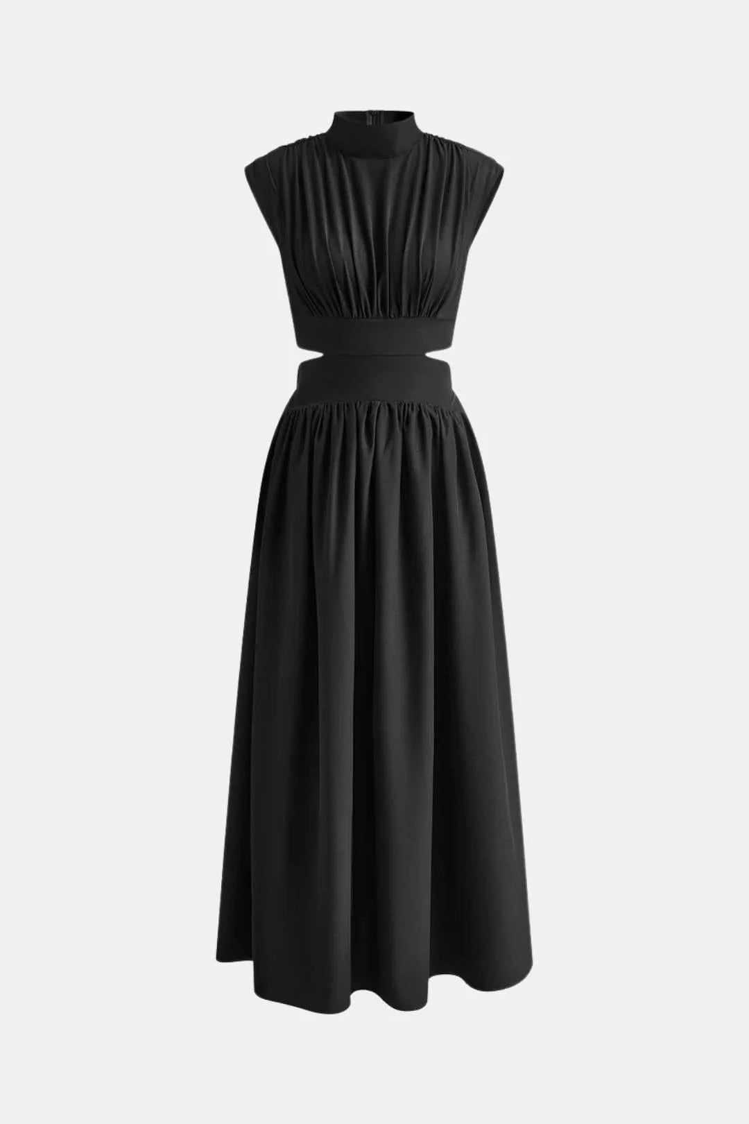 Camille Cutout Satin Maxi Dress