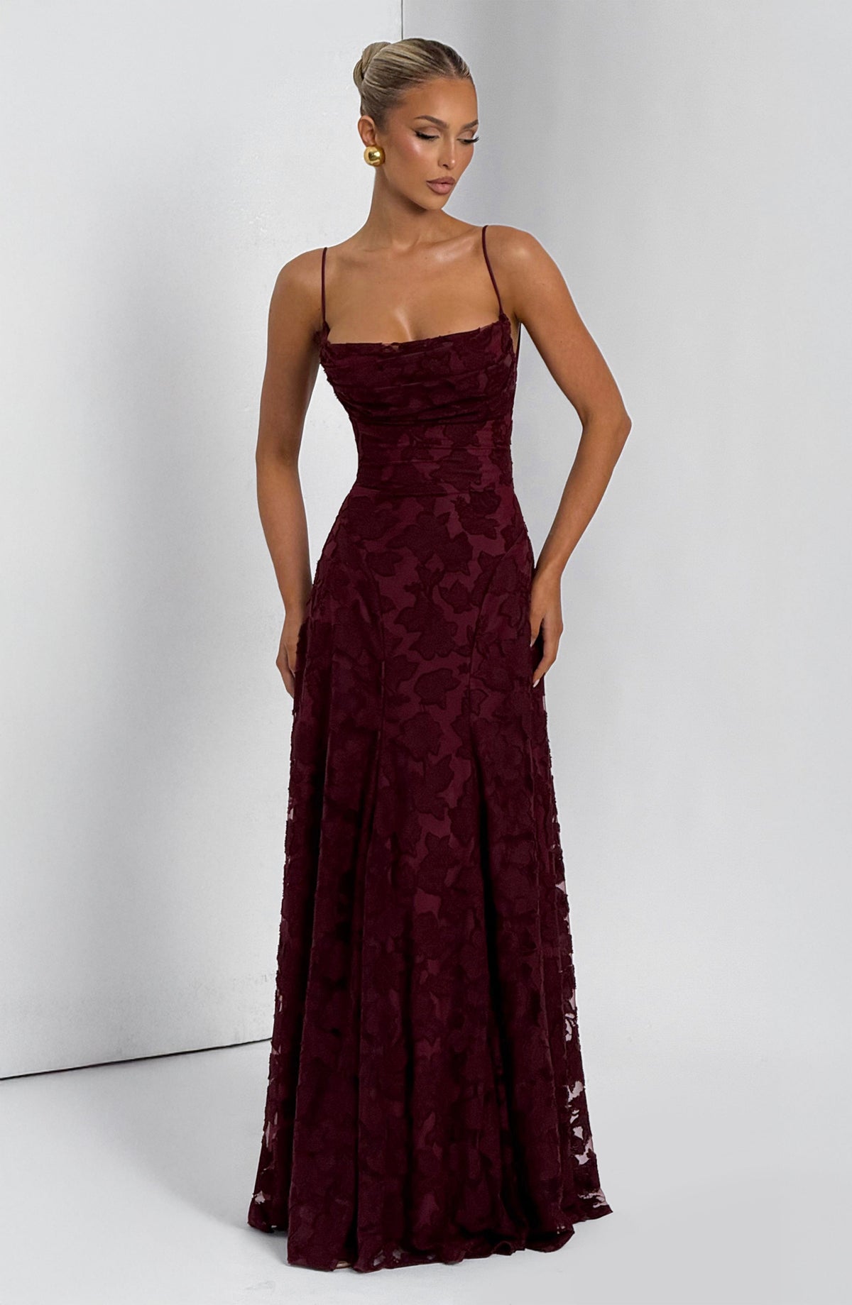 Amélie Lace Maxi Dress