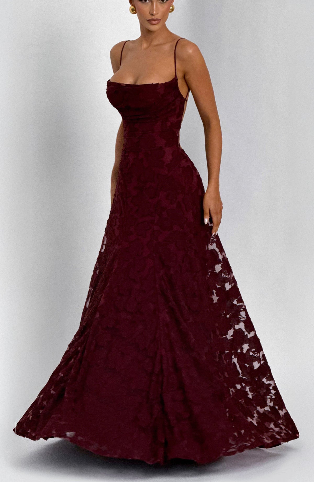 Amélie Lace Maxi Dress