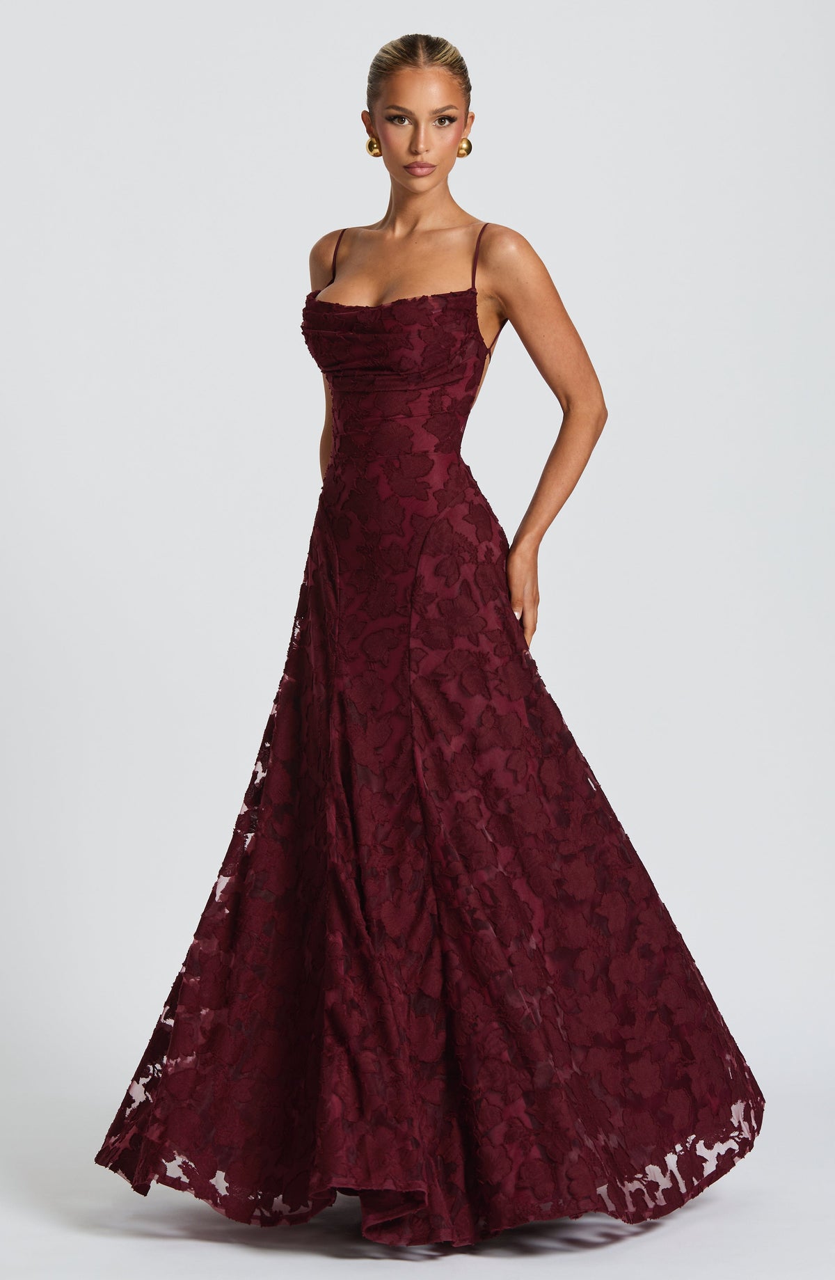 Amélie Lace Maxi Dress