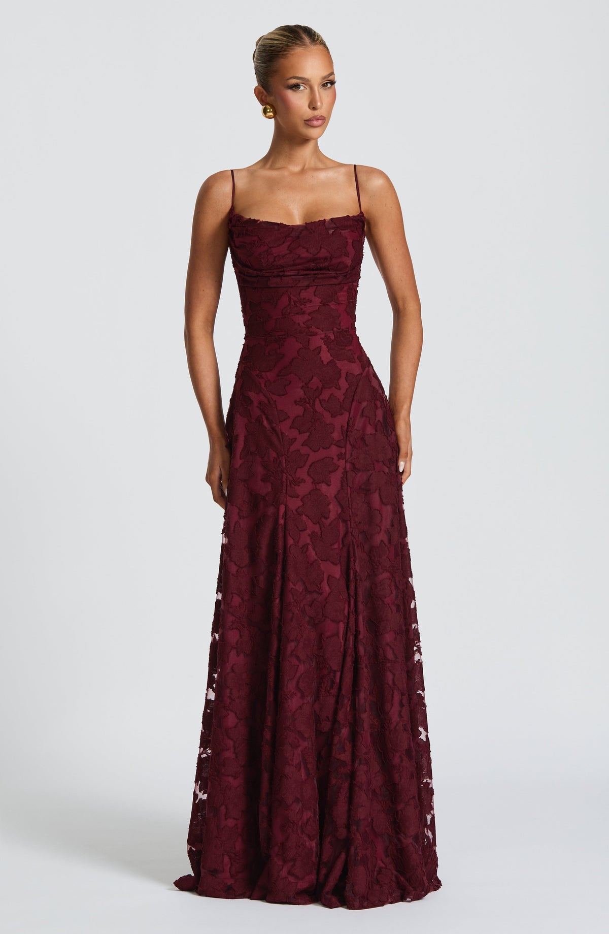 Amélie Lace Maxi Dress