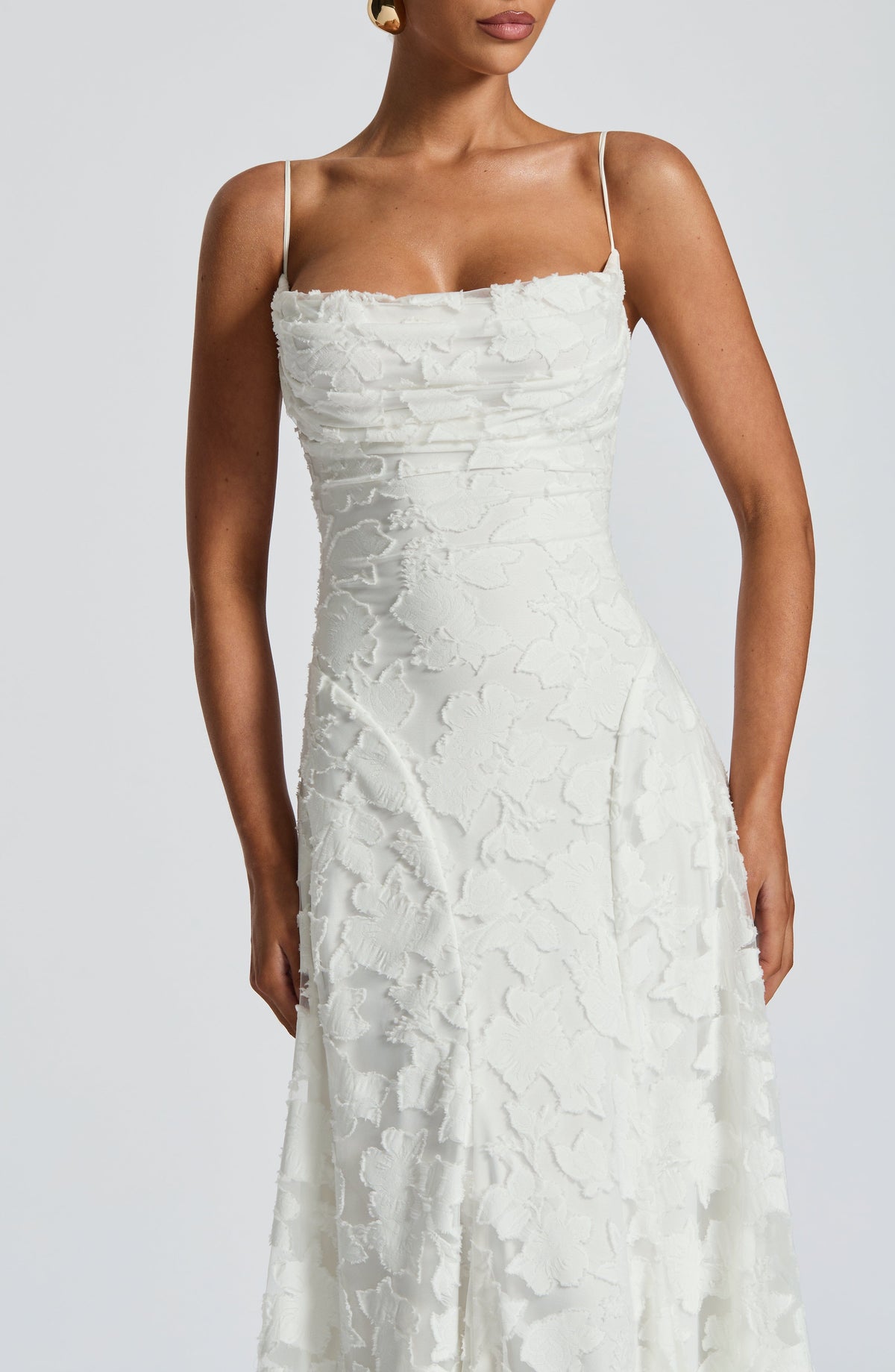 Amélie Lace Maxi Dress
